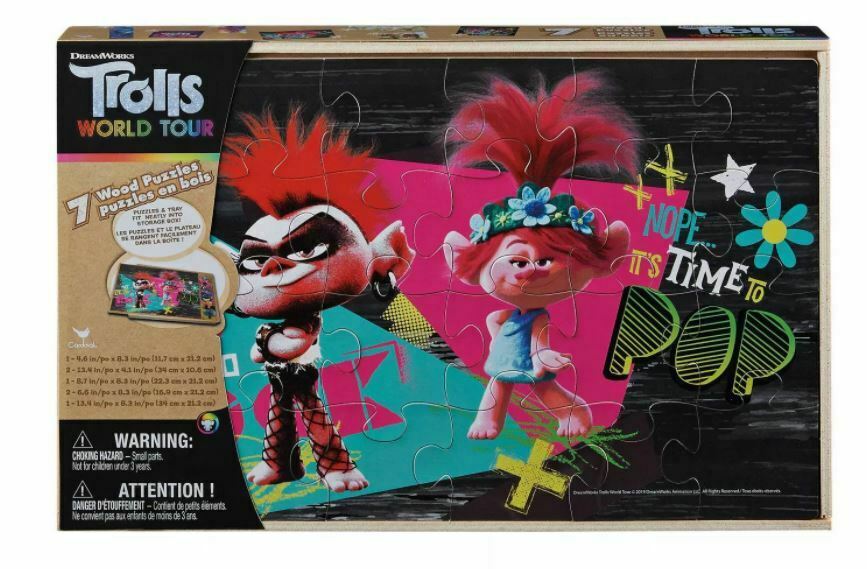 Trolls World Tour Cooperative Strategy Board Game