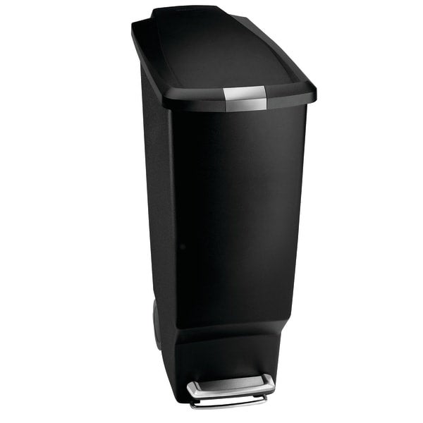 United Solutions 23 Gal Highboy Waste Container Black